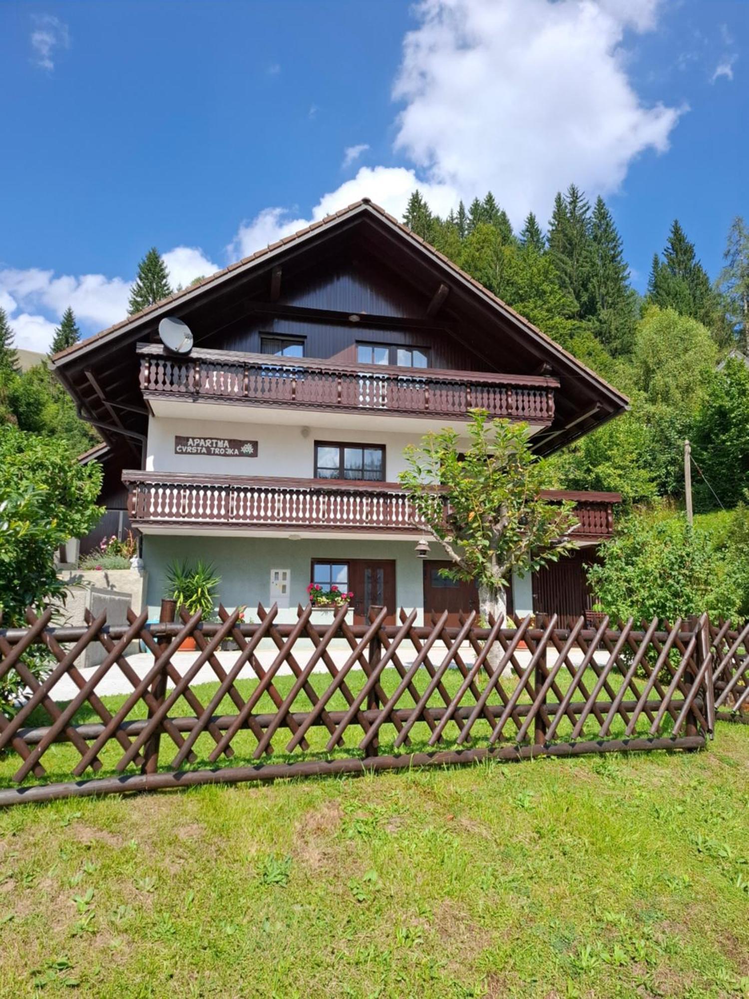 Apartma Cvrsta Trojka Jesenice Buitenkant foto